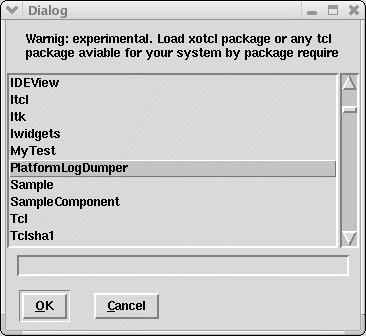 Load Package Dialog