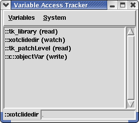 Variable Tracker and Variable Watch